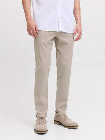JACK & JONESSlimfit Chino hlače 'JJMarco JJFury' - bež boja: prednji dio