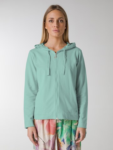 DEHA Sportsweatjacke in Grün