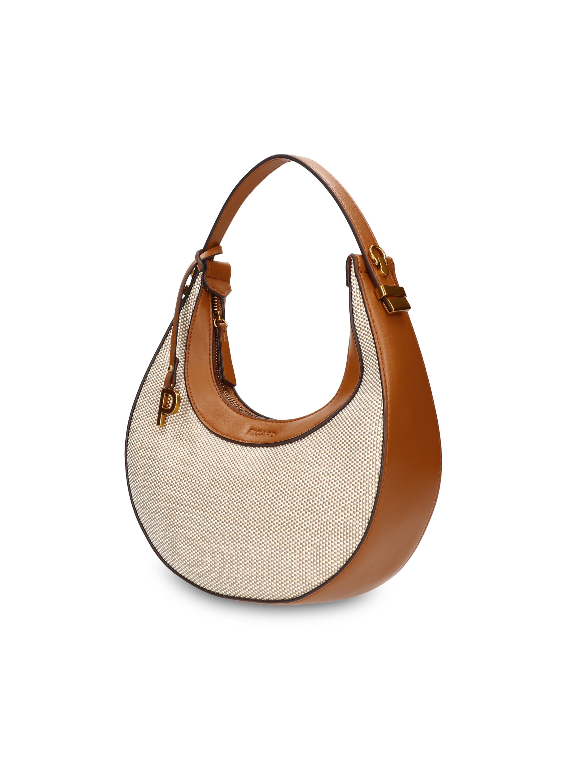 Picard Shoulder bag ' Croissant ' in Beige