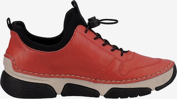 Rieker Athletic Lace-Up Shoes in Red