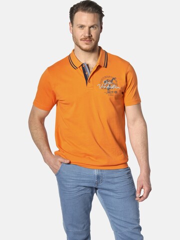 Jan Vanderstorm Shirt 'Hrolfmund' in Oranje: voorkant