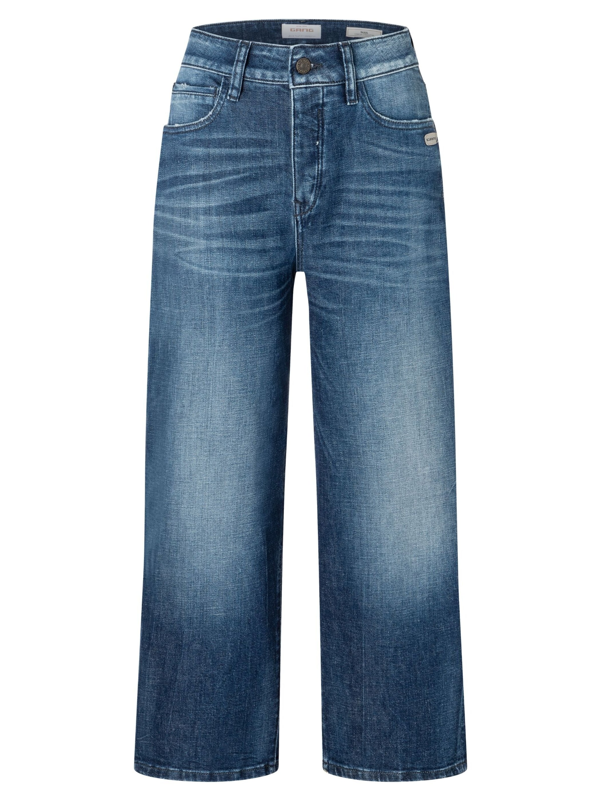 Loosefit Jean '94JUL CROPPED ' Gang en bleu : devant