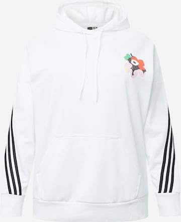 Sweat de sport ADIDAS SPORTSWEAR en blanc : devant