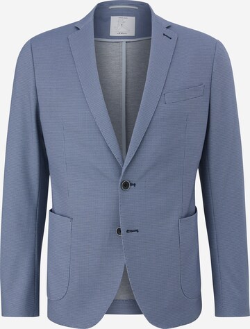 Slim fit Giacca da completo di s.Oliver BLACK LABEL in blu: frontale