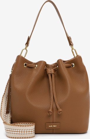 Poche ventrale 'SFY Gray' Suri Frey en marron : devant