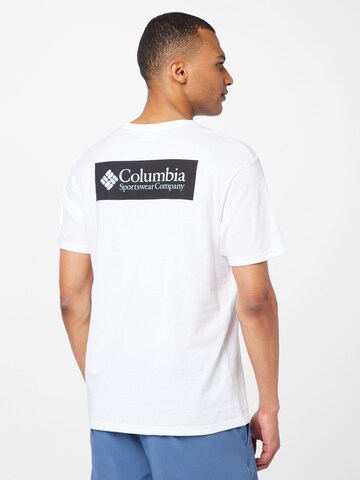 balts COLUMBIA Sporta krekls 'North Cascades'