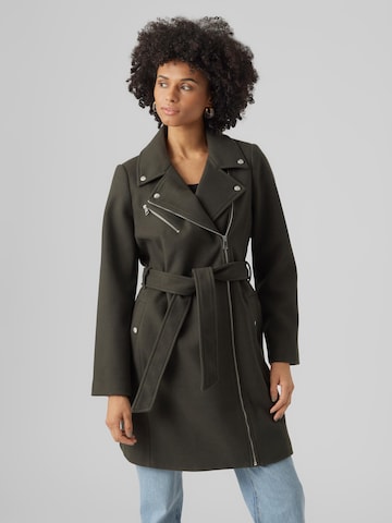 VERO MODA Between-seasons coat 'Pop' in Green: front