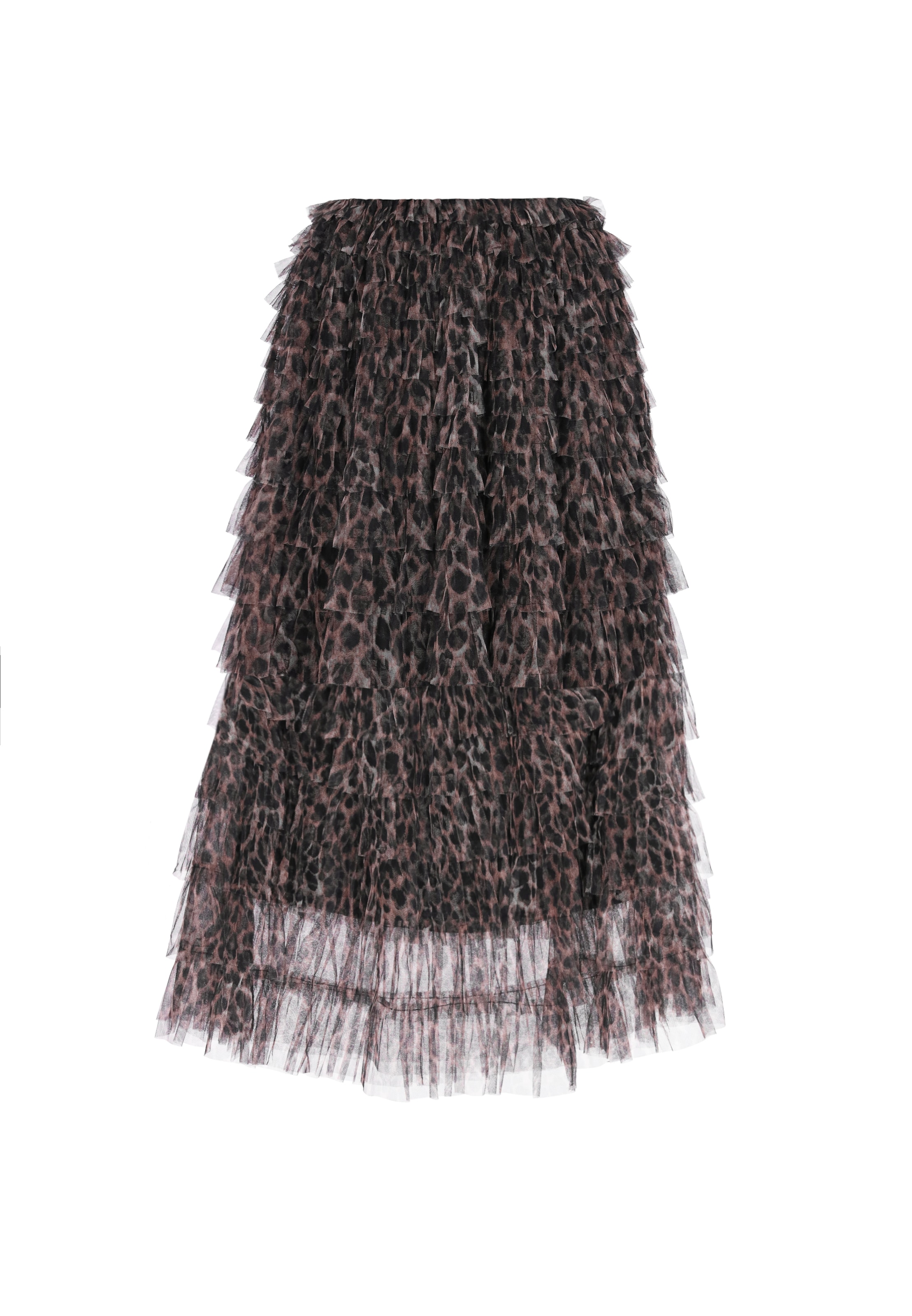 faina - Saia em castanho: frente