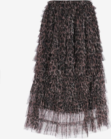 faina - Saia em castanho: frente