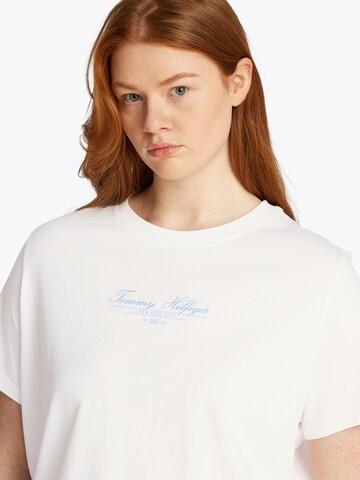 Maglietta di Tommy Hilfiger Curve in bianco