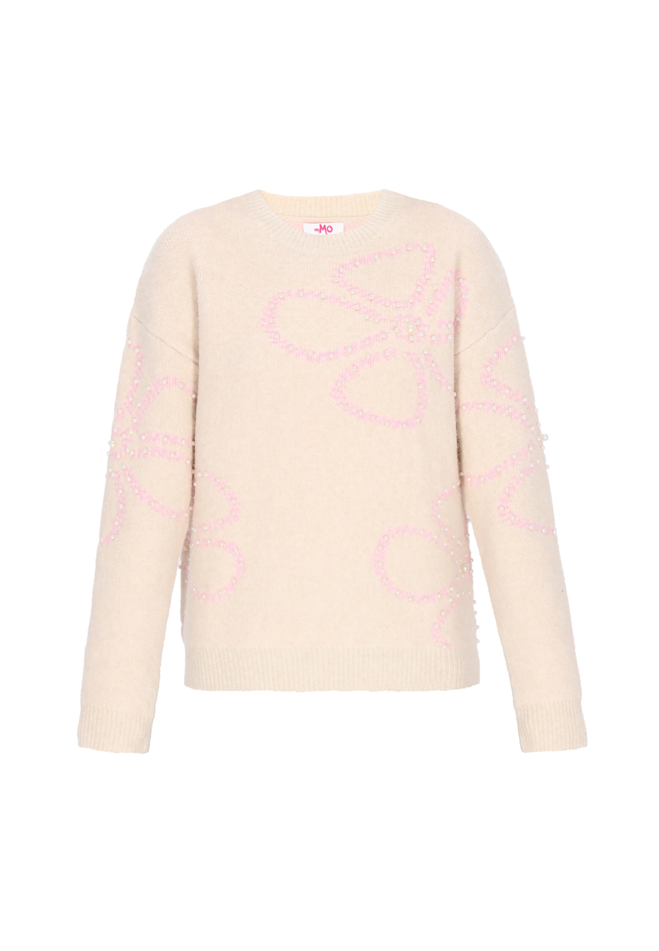 bēšs MYMO "Oversize" stila džemperis 'Young Fashion': no priekšpuses