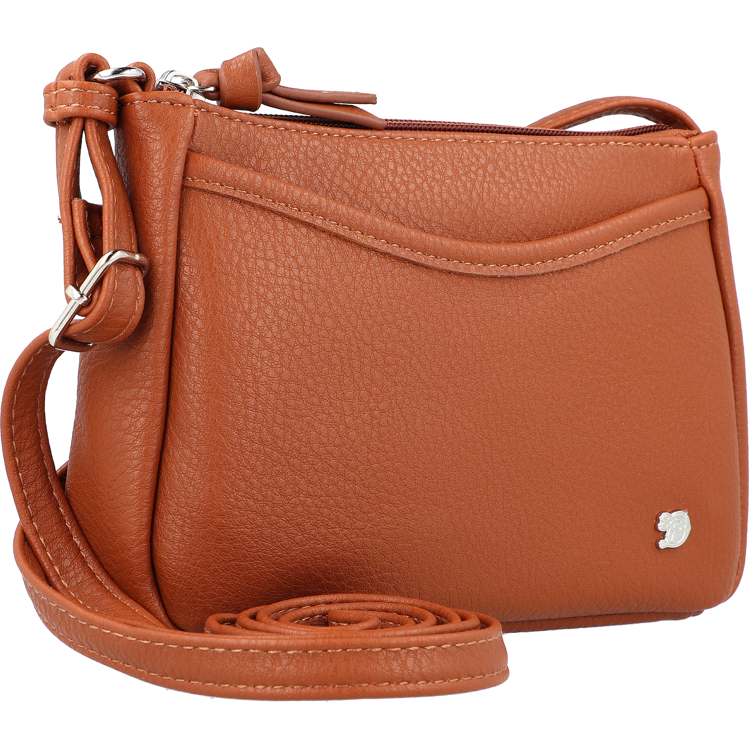 TOM TAILOR DENIM Axelremsväska i brun