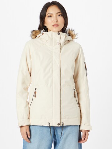 ROXY Outdoor Jacket 'Meade' in Beige: front