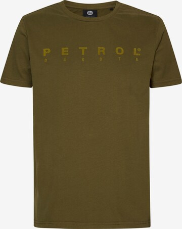 T-Shirt Petrol Industries en vert : devant