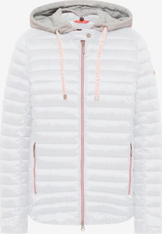 Frieda & Freddies NY Between-Season Jacket 'Yoyo' in White: front