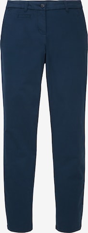 TOM TAILOR Regular Панталон Chino в синьо: отпред