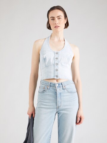 LEVI'S ® Top 'Janeesah Halter Top' w kolorze niebieski: przód