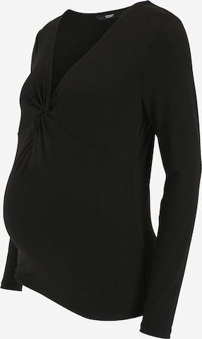 Vero Moda Maternity Tričko 'HEVI' – černá: přední strana