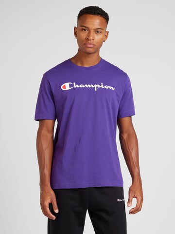 T-Shirt Champion Authentic Athletic Apparel en rouge : devant