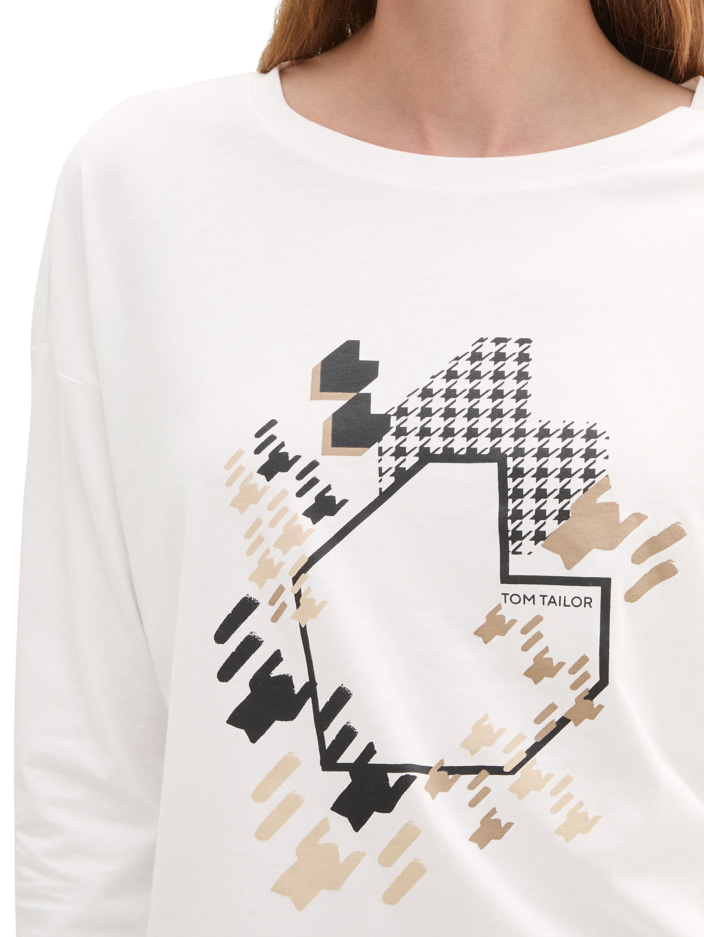 TOM TAILOR Shirt in Wit