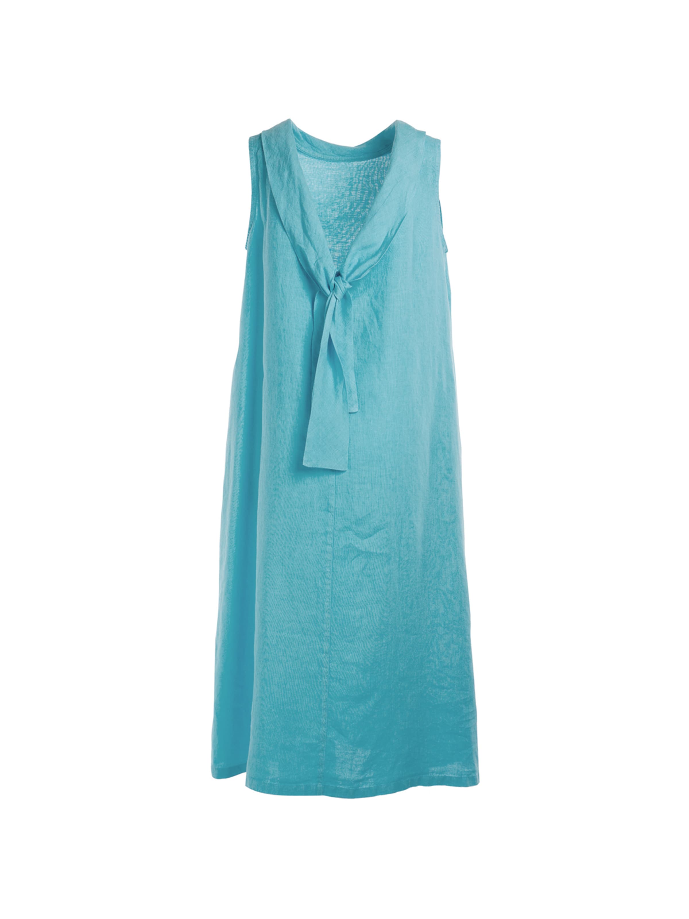 Haris Cotton Jurk in Blauw