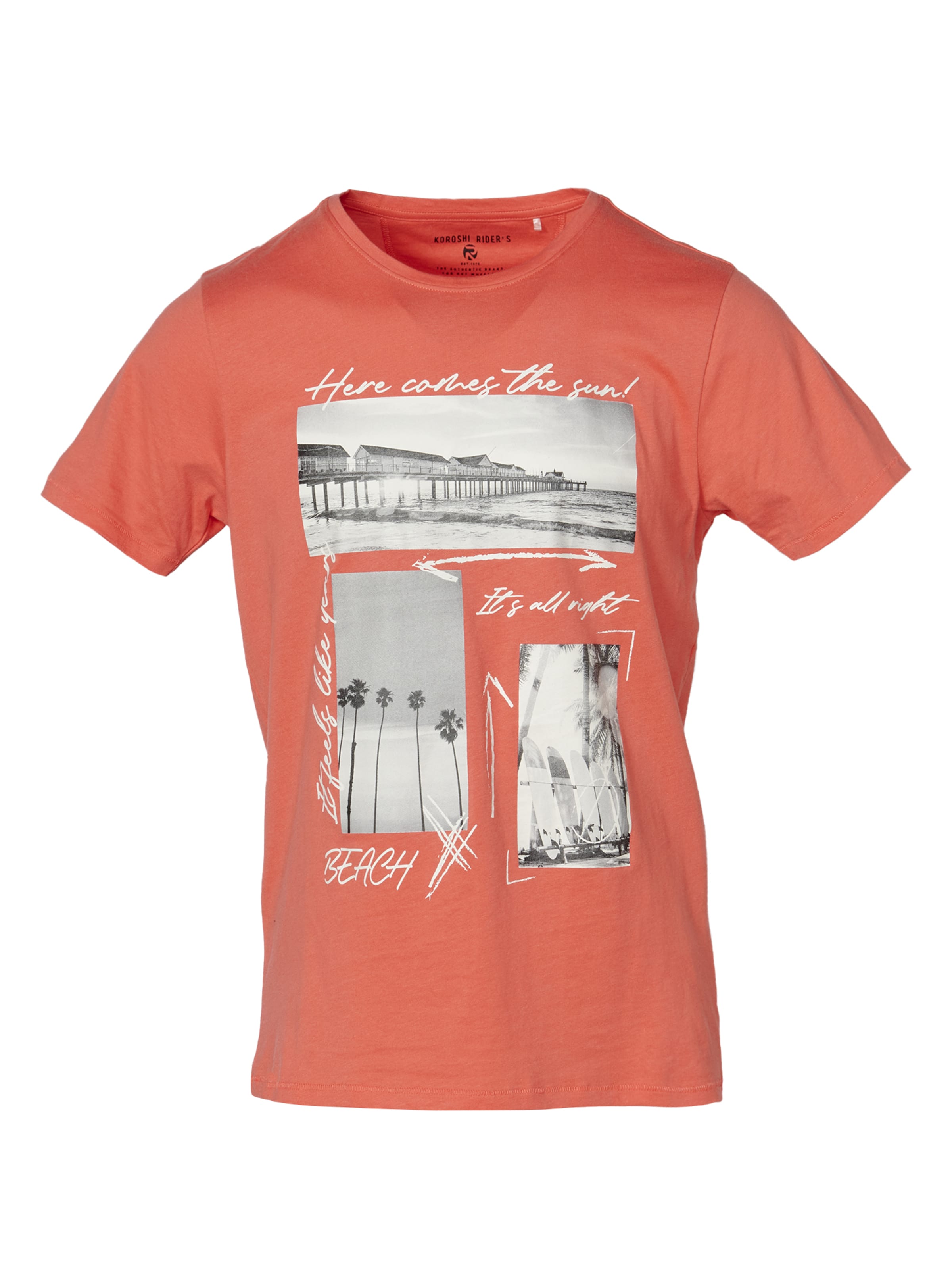 KOROSHI T-Shirt in Pink: Vorderseite