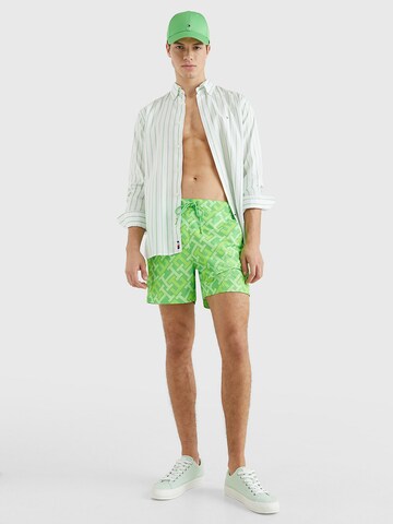 Tommy Hilfiger Underwear Board Shorts in Green