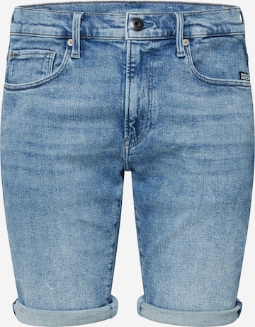 Coupe slim Jean G-Star RAW en bleu : devant