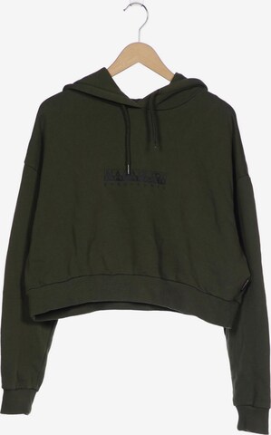 NAPAPIJRI Sweatshirt & Zip-Up Hoodie in XL in Green: front