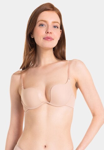 Sutien de la MAGIC Bodyfashion pe maro: față