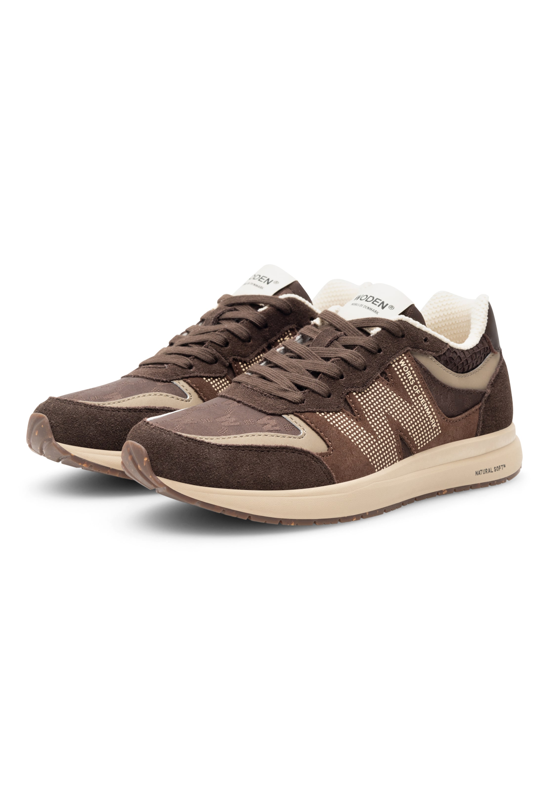 Baskets basses ' Rigmor Heritage ' WODEN en marron