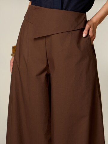 Baggy Pantaloni di oltre in marrone