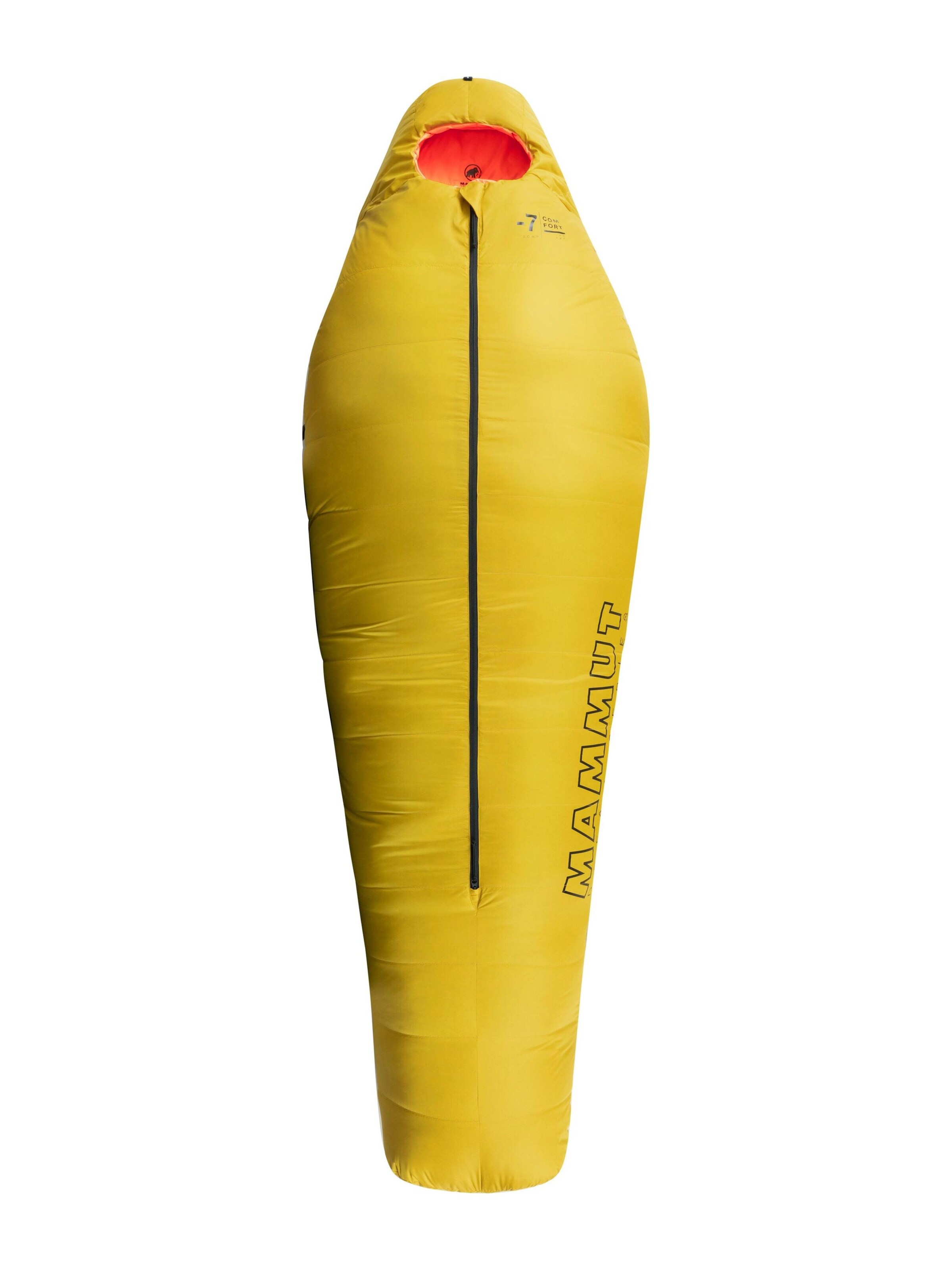 MAMMUT Schlafsack in Gelb: Vorderseite