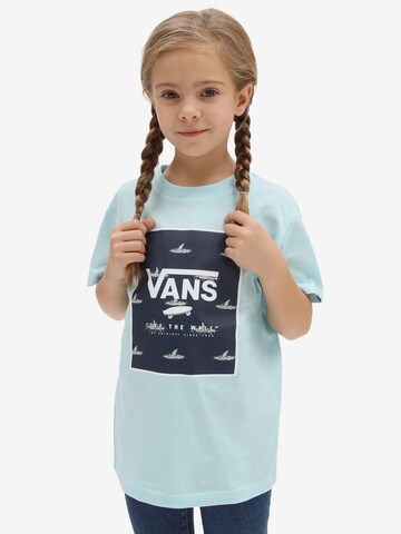 T-Shirt VANS en bleu : devant