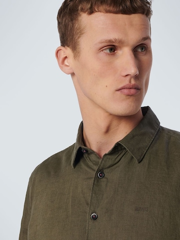 No Excess Regular fit Overhemd in Groen