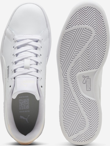 Baskets basses 'Smash 3.0' PUMA en blanc