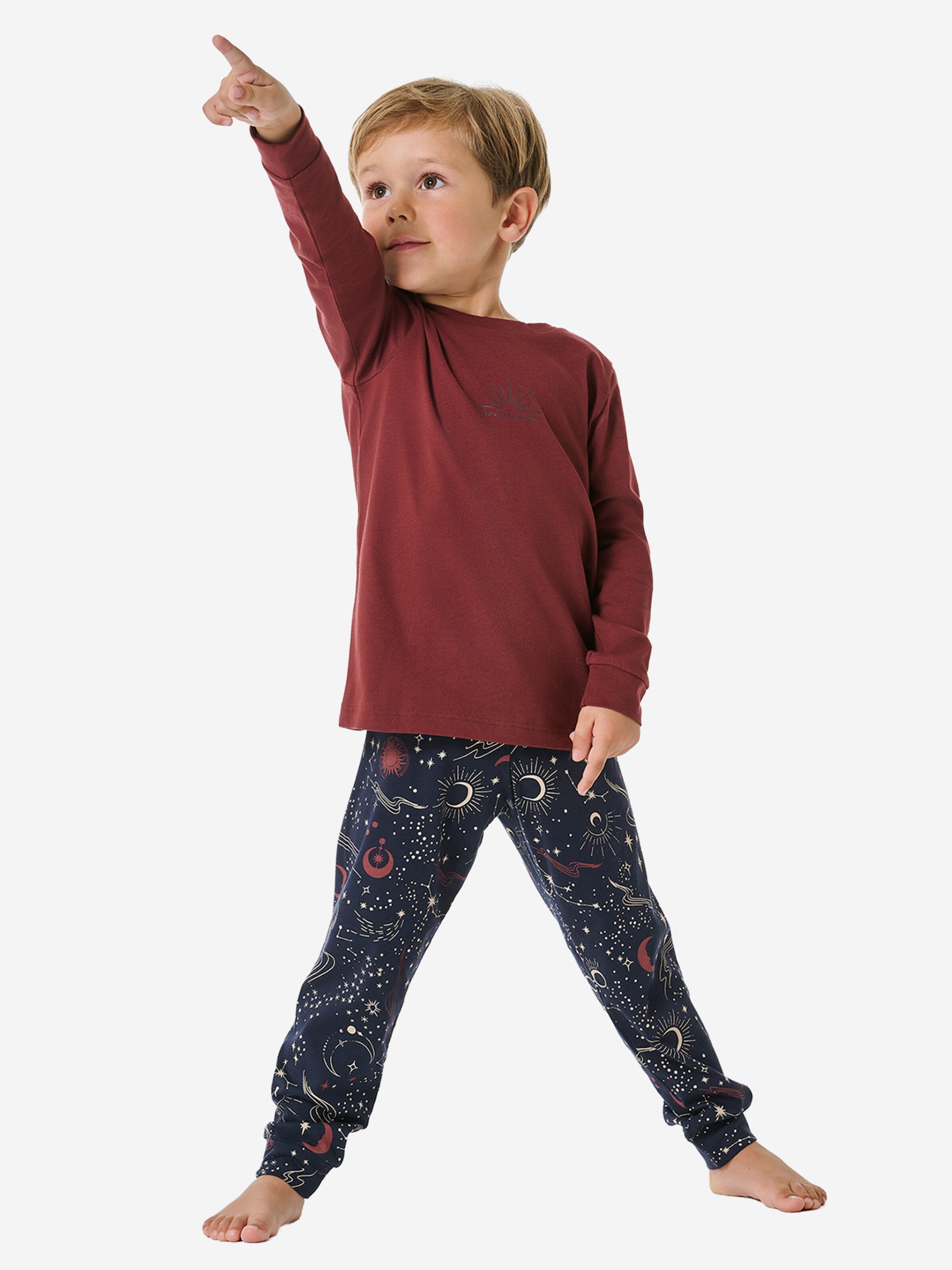 Pyjama ' Family ' SCHIESSER en bleu