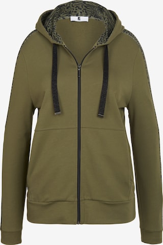 Anna Aura Zip-Up Hoodie in Green: front