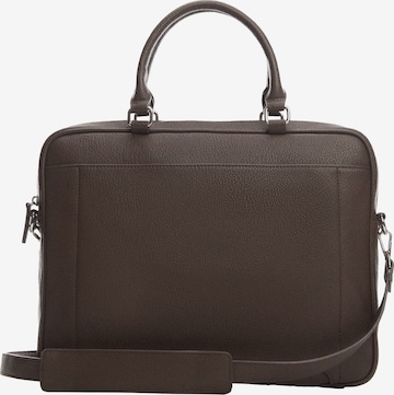 MANGO MAN Document Bag 'Newyork' in Brown: front