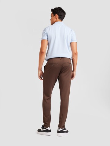Only & Sons Slimfit Chino kalhoty 'ONSMARK' – hnědá
