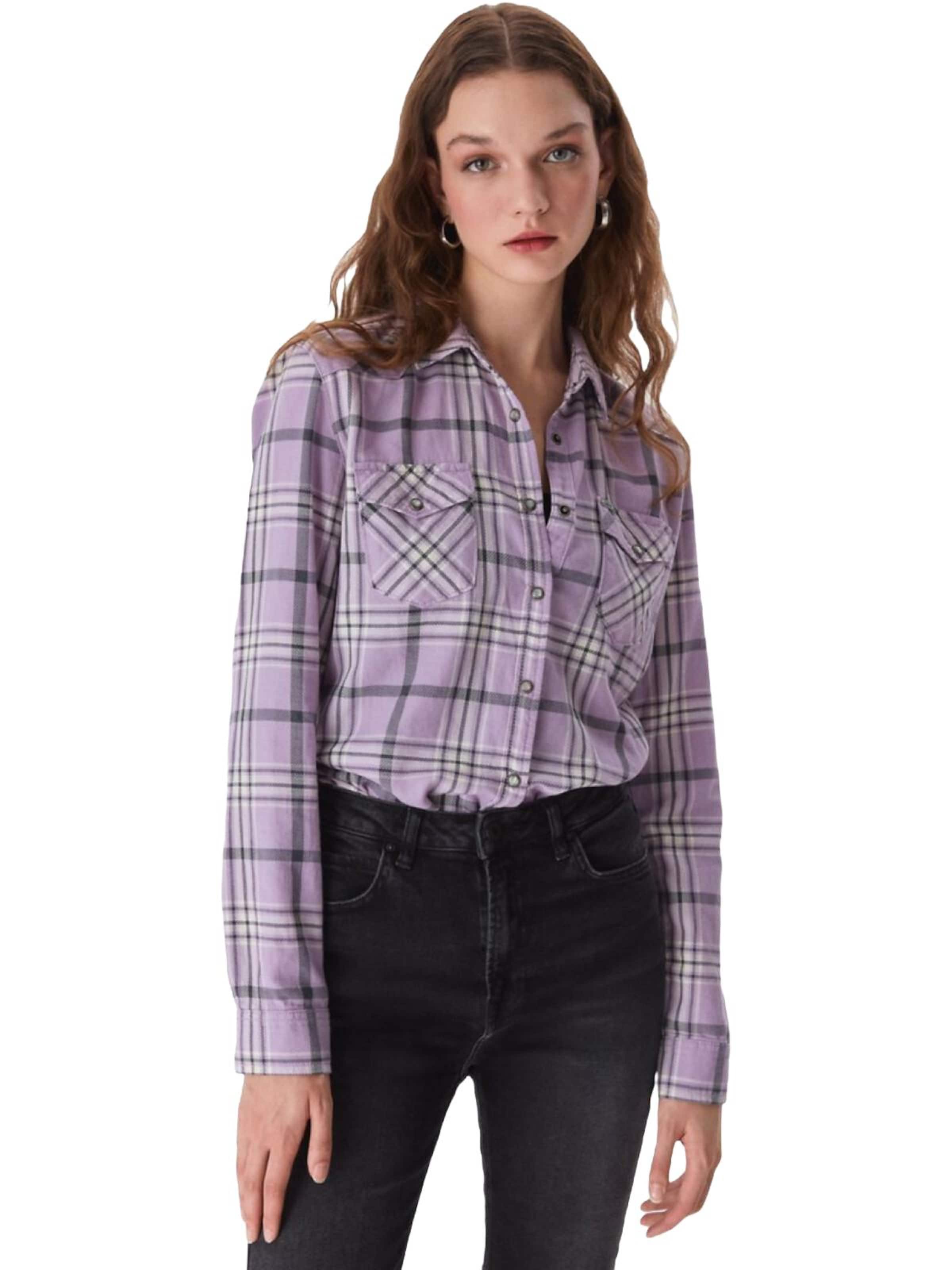 Camicia da donna 'LTB Jeans Damen-Shirt Lucinda Slim Fit' di LTB Jeans in lilla