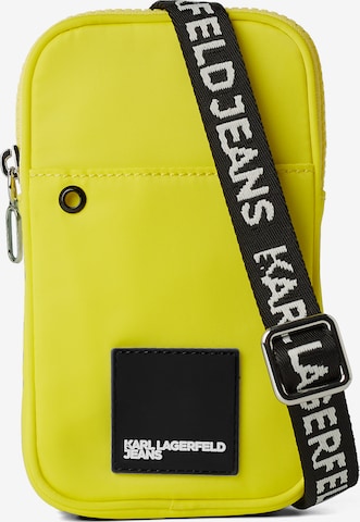 KARL LAGERFELD JEANS Smartphone-etui i gul: forside