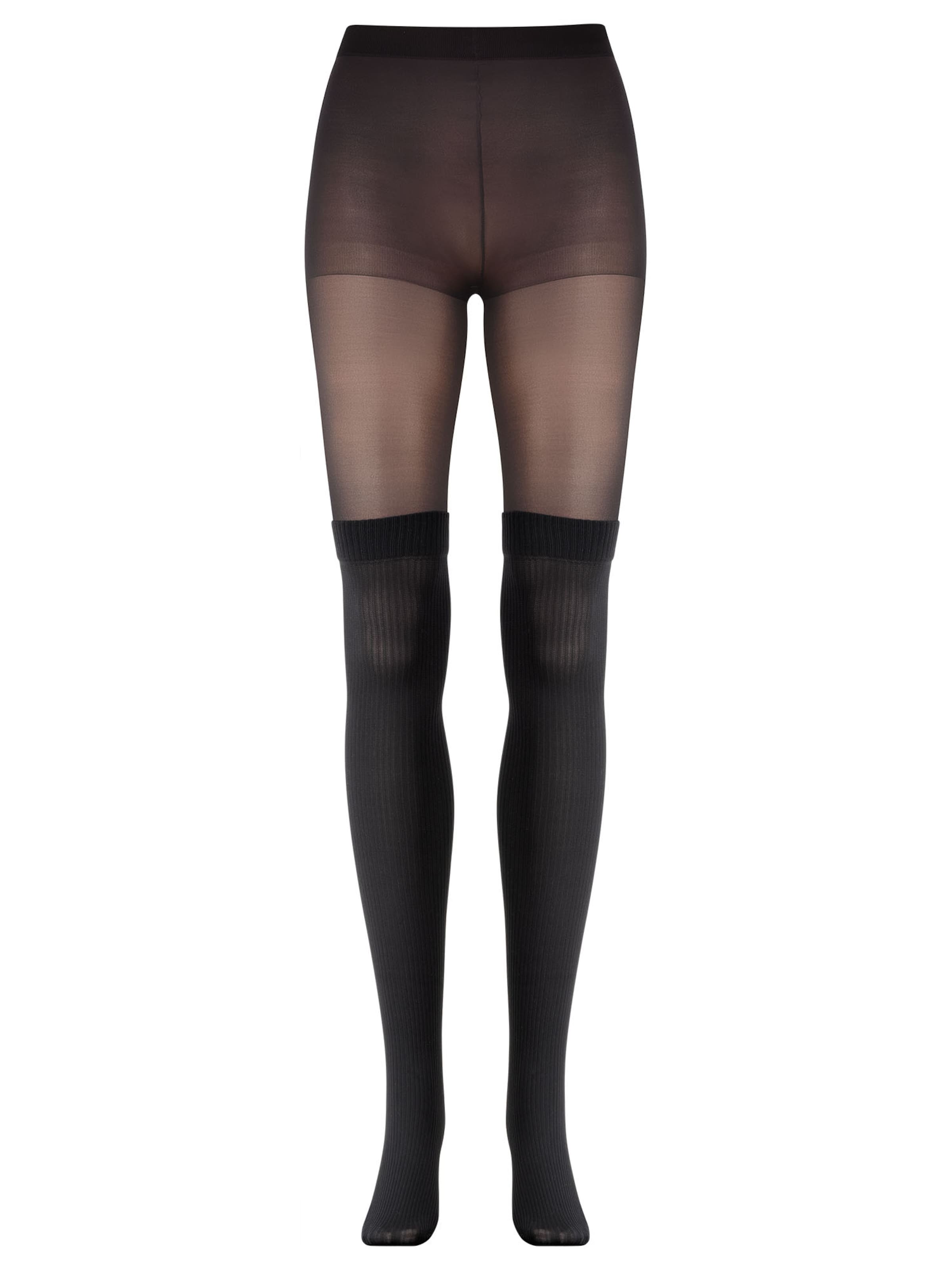 Nur Die Fijne panty ' Overknee ' in Zwart