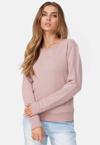 Cotton Candy Sweatshirt 'Balda' in Pink: front
