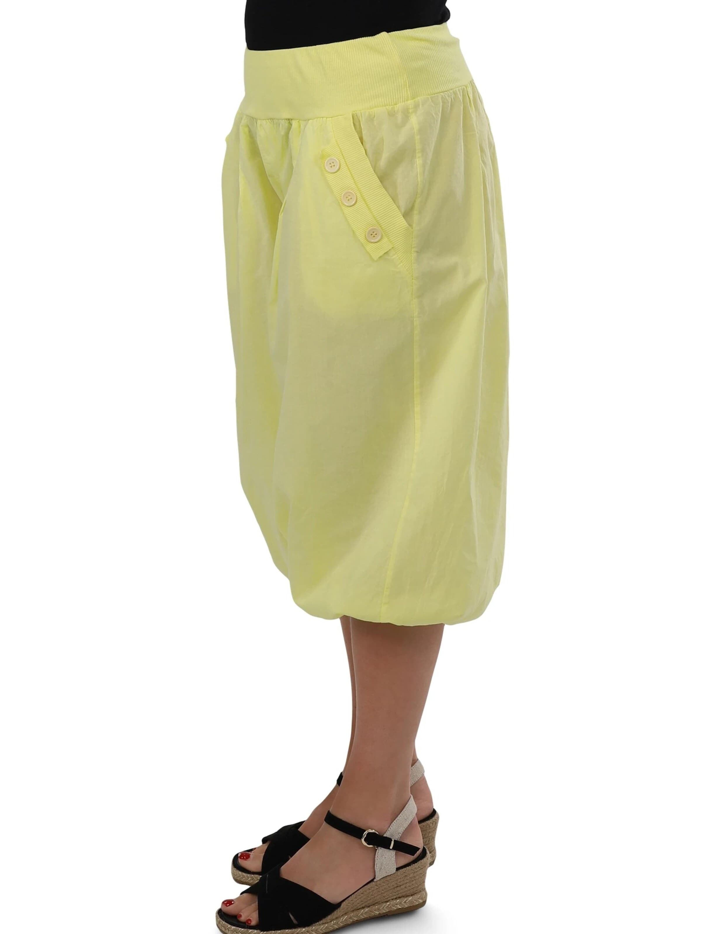 malito more than fashion Loose fit Harem Pants in Yellow