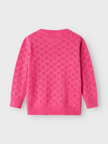 NAME IT Knit Cardigan 'NMFFELOTTE' in Pink