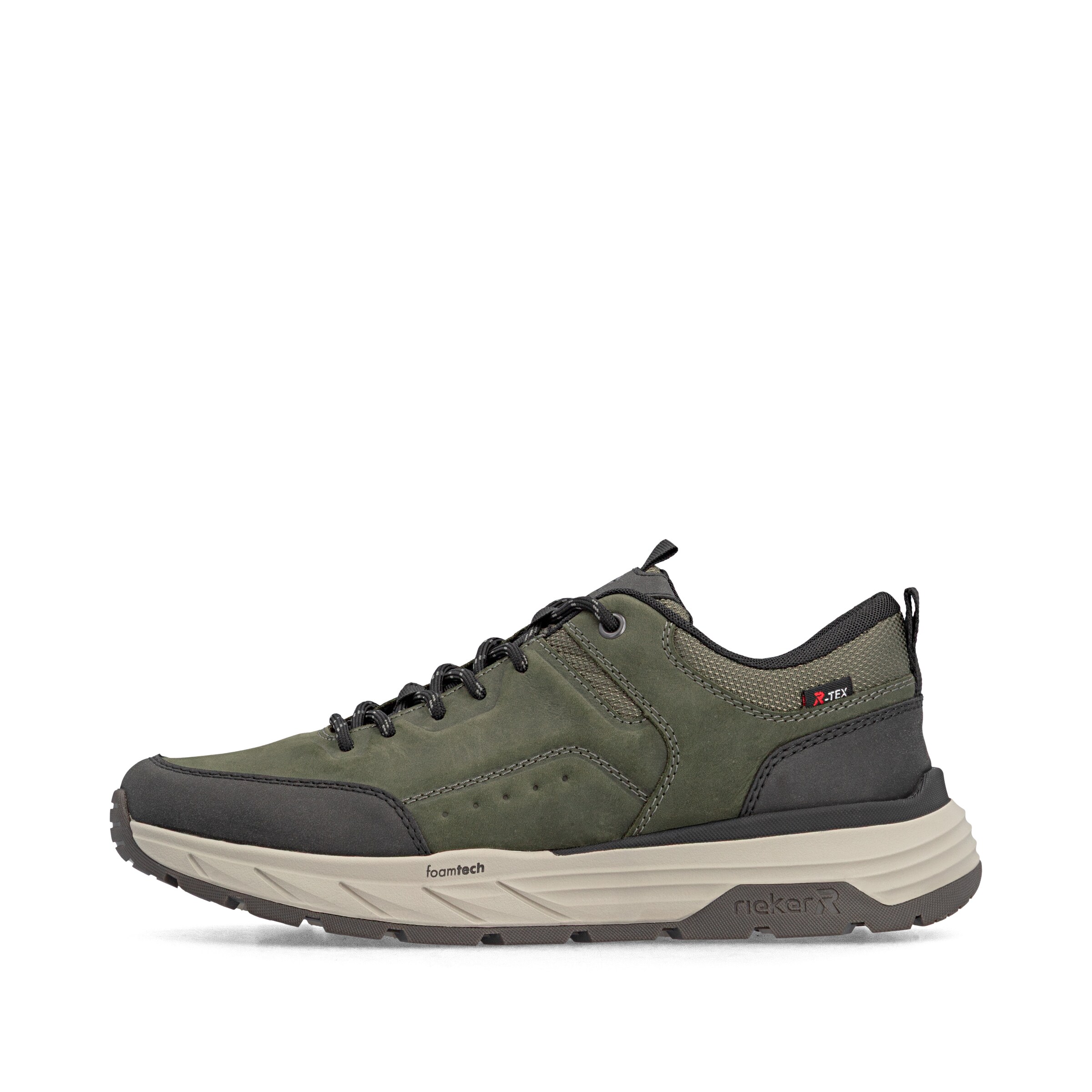 Baskets basses Rieker en vert