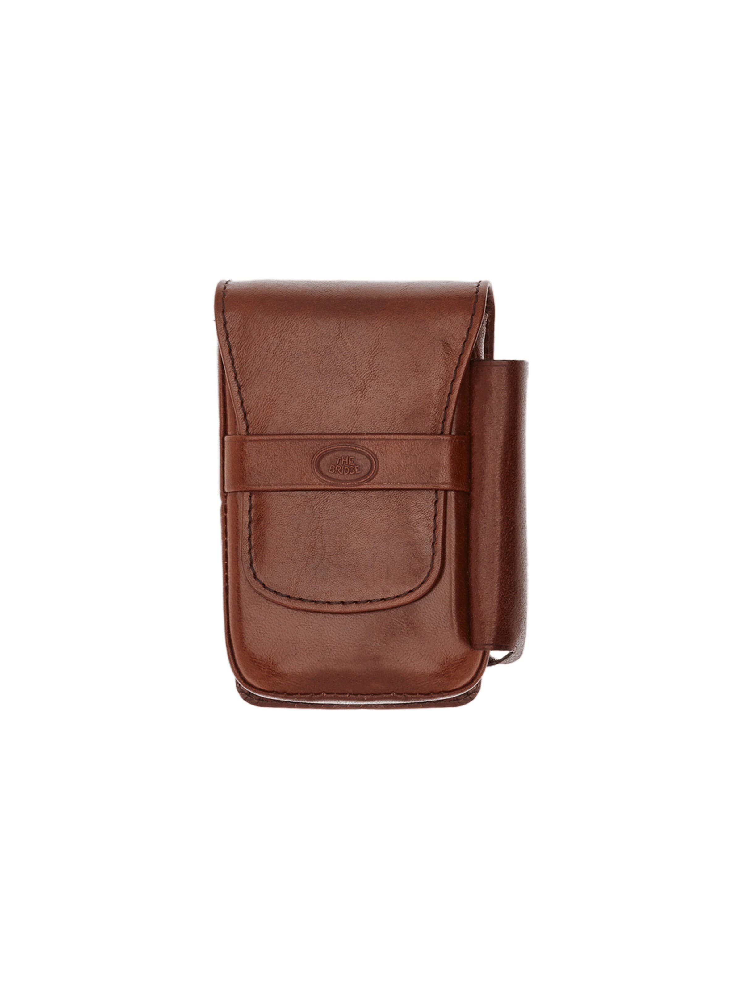 The Bridge Etui in Bruin: voorkant