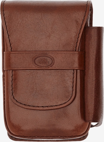 The Bridge Etui in Bruin: voorkant