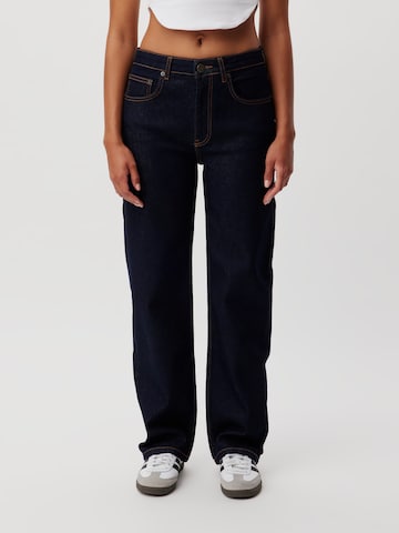 Regular Jeans 'Jillian' de la LeGer by Lena Gercke pe albastru: față